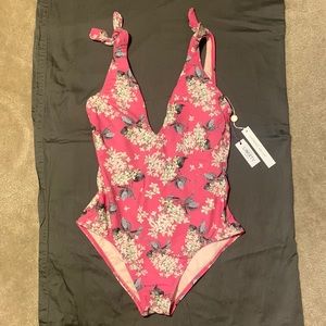 NWT- Size 10- Antonio Melani-Pink Floral One Piece